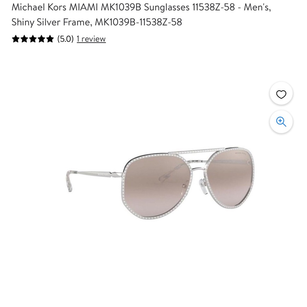 Michael kors rhinestone sunglasses. Never used price drop